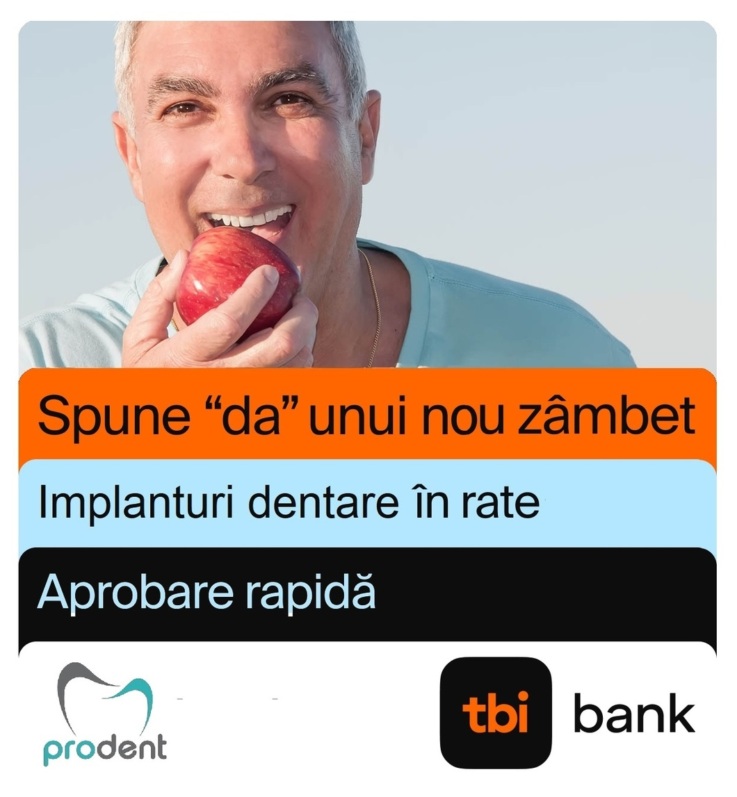 Implant dentar în rate la ProDent Cluj