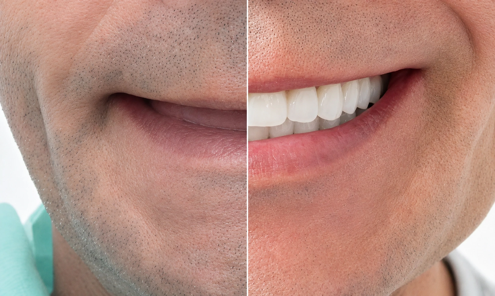 Fixed provisional teeth in 24 hours. Final teeth after healing.